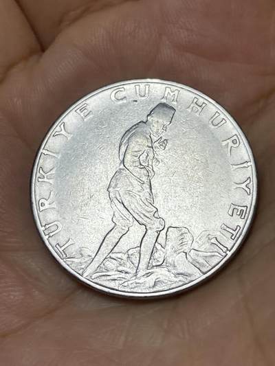 2025年第七十九场(总第一百零五场）外国好品散币(免佣金) 土耳其🇹🇷1963年2.5里拉(第一版，12克版)