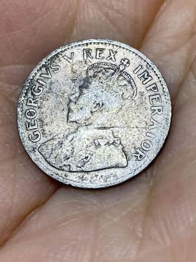 2025年第七十九场(总第一百零五场）外国好品散币(免佣金) 少见–英属南非🇿🇦1933年3便士银币(乔治五世第三版)