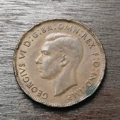 【铜匠收藏】★第126场★散币场，无佣金，30包邮。不满30元，支付5元运费。《接受代拍 代送NGC评级》 - 澳大利亚 1便士 1943年 