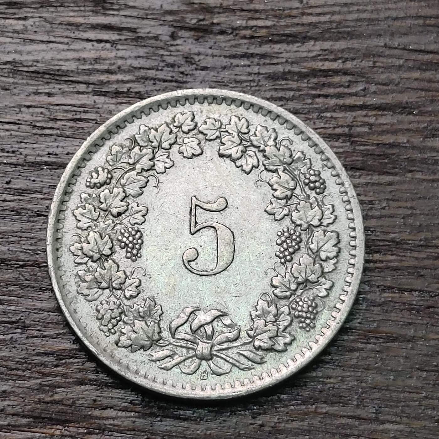 【铜匠收藏】★第126场★散币场，无佣金，30包邮。不满30元，支付5元运费。《接受代拍 代送NGC评级》 1963年 瑞士 2生丁