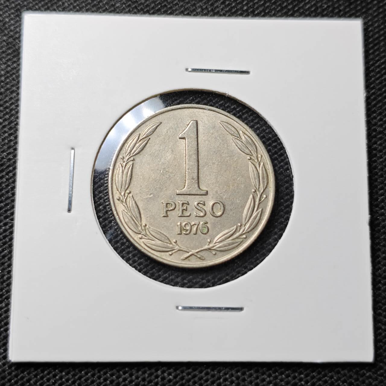 KK钱币收藏小铺 第321期 2月预留时间 周末发货  1976智利1比索