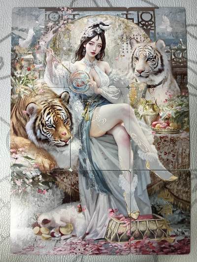 花开卡拍第34期（8月17号周日截拍，品控勿拍!!!拍品不寄存，运费5元，自制卡难免瑕疵，可能存在轻微撞角爆边等出厂瑕疵，品控介意勿拍！） - 燎原 刷子妖姬传 九拼 地涌夫人