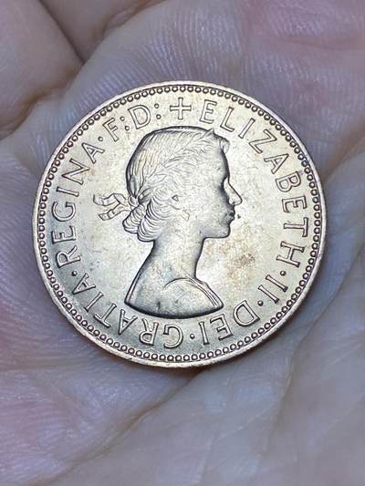 2025年第七十九场(总第一百零五场）外国好品散币(免佣金) 原光未流通–英国🇬🇧1967年半便士(伊丽莎白二世青年桂冠第二版，普制币关门年)
