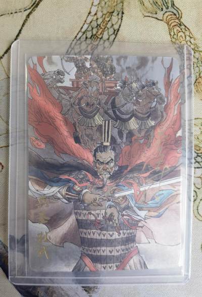 奇趣收藏卡牌拍卖第20场（持续增加中） 【亲签卡】超吉梦 金瓶梅完结篇 特卡 张导亲签 兵圣孙武 粗闪1张 编号 110/200 全新卡夹卡膜保护