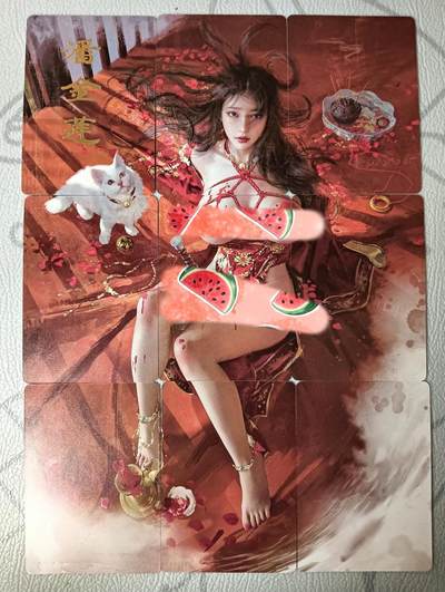 花开卡拍第34期（8月17号周日截拍，品控勿拍!!!拍品不寄存，运费5元，自制卡难免瑕疵，可能存在轻微撞角爆边等出厂瑕疵，品控介意勿拍！） - 燎原 刷子人间传 九拼 潘金莲