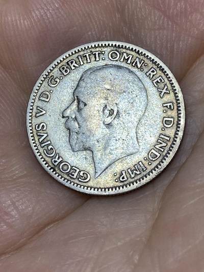 2025年第七十九场(总第一百零五场）外国好品散币(免佣金) 英国🇬🇧1933年6便士银币(乔治五世第五版)