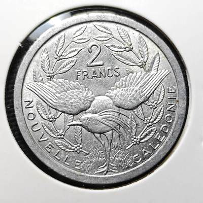 KK钱币收藏小铺 第320期 2月预留时间 周末发货 - 1982法属新喀里多尼亚2法郎 