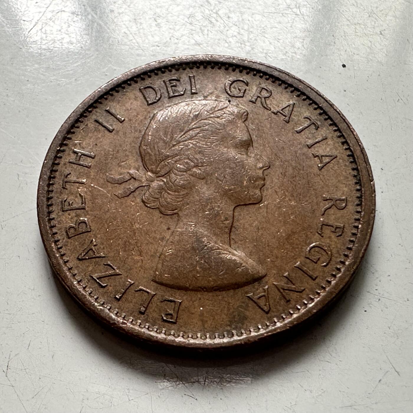 🌹外币初藏🌹🐯2025年第87场 周二无佣金特价场 加拿大1959年一分