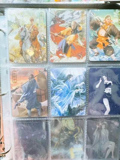 秋萤阁第15期 (8月12日周二晚上22点截拍，欢迎竞拍)  - 【孤品】趣卡社西游记大毕业套30编到普卡全齐 收藏价值极高 全编卡未登记 可兑换2万黑金积分