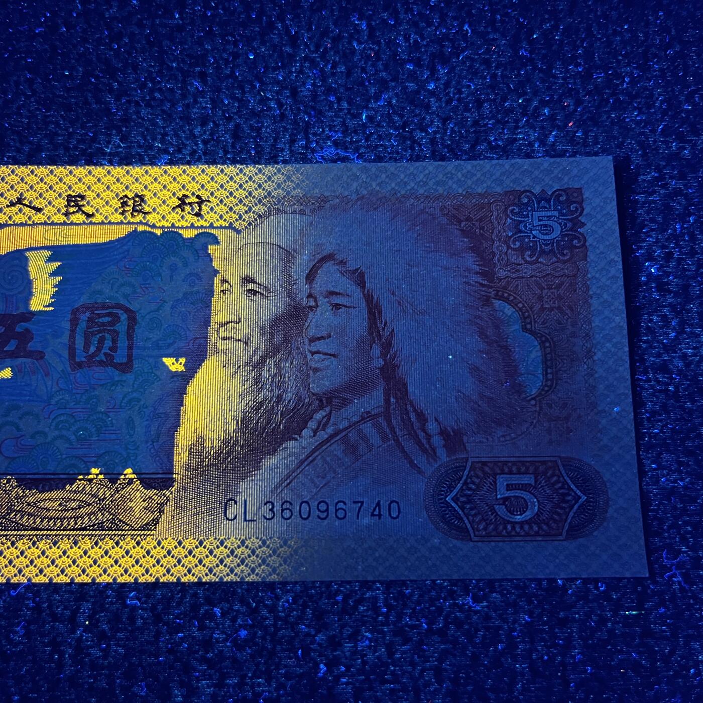 805强荧光·金光蓝鹤号码随机发货品相如图