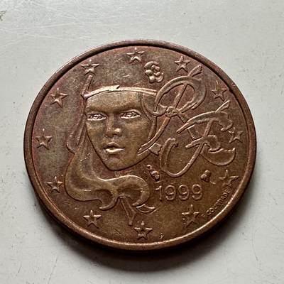 🌹外币初藏🌹🐯2025年第87场 周二无佣金特价场 - 法国1999年五分