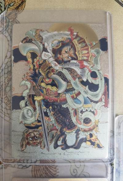 奇趣收藏卡牌拍卖第20场（持续增加中） 山河潮玩 心染 四大天王4张+合照1张，共5张，粗闪，全新覆膜卡夹卡膜保护