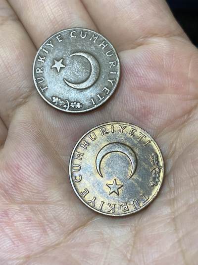 2025年第七十九场(总第一百零五场）外国好品散币(免佣金) 土耳其🇹🇷2枚：1964年、1965年10库鲁
