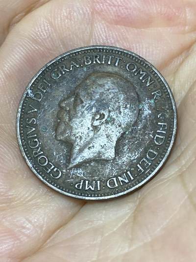 2025年第七十九场(总第一百零五场）外国好品散币(免佣金) - 英国🇬🇧1929年半便士(乔治五世第三版)