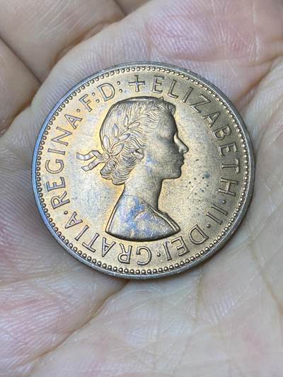 2025年第七十九场(总第一百零五场）外国好品散币(免佣金) 原光好品–英国🇬🇧1967年1便士(伊丽莎白二世青年桂冠第二版，普制币关门年)