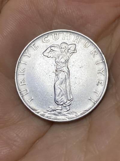 2025年第七十九场(总第一百零五场）外国好品散币(免佣金) 土耳其🇹🇷1968年25库鲁(第三版，4克版减重版)