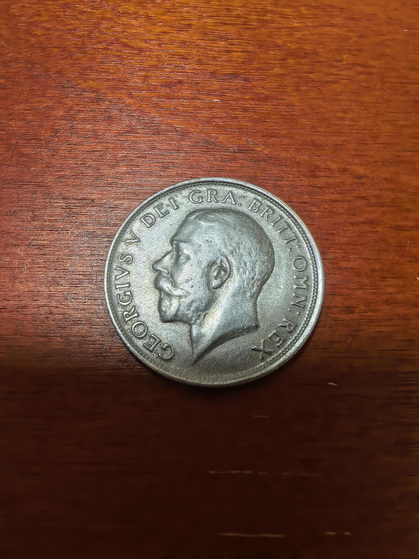 长老汇蛇年精选第三十六场拍卖 1920英国乔治五世1先令银币，好品