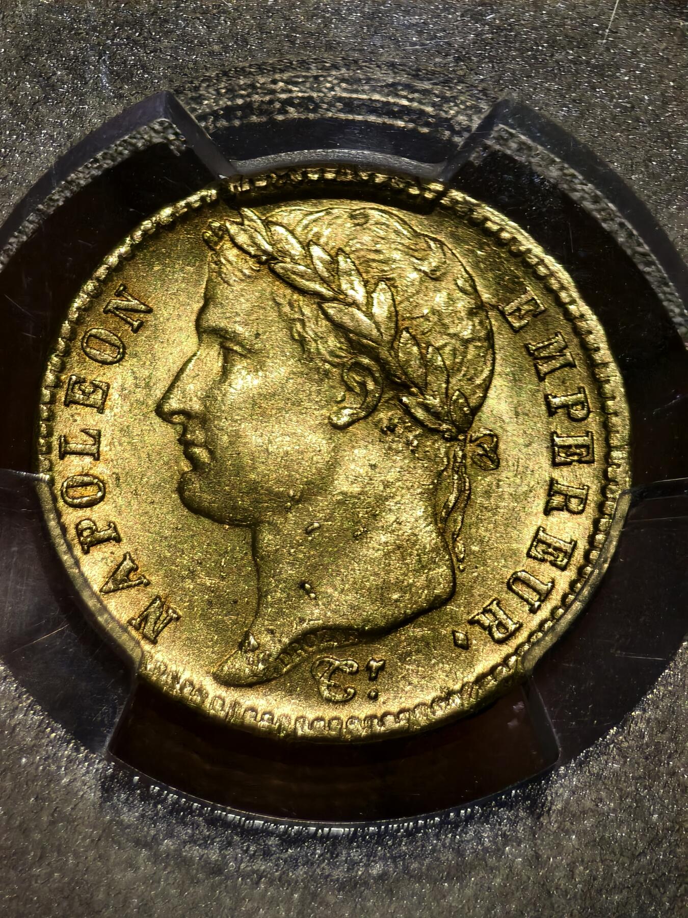 PCGS-MS62法国1812年拿破仑一世20法郎金币