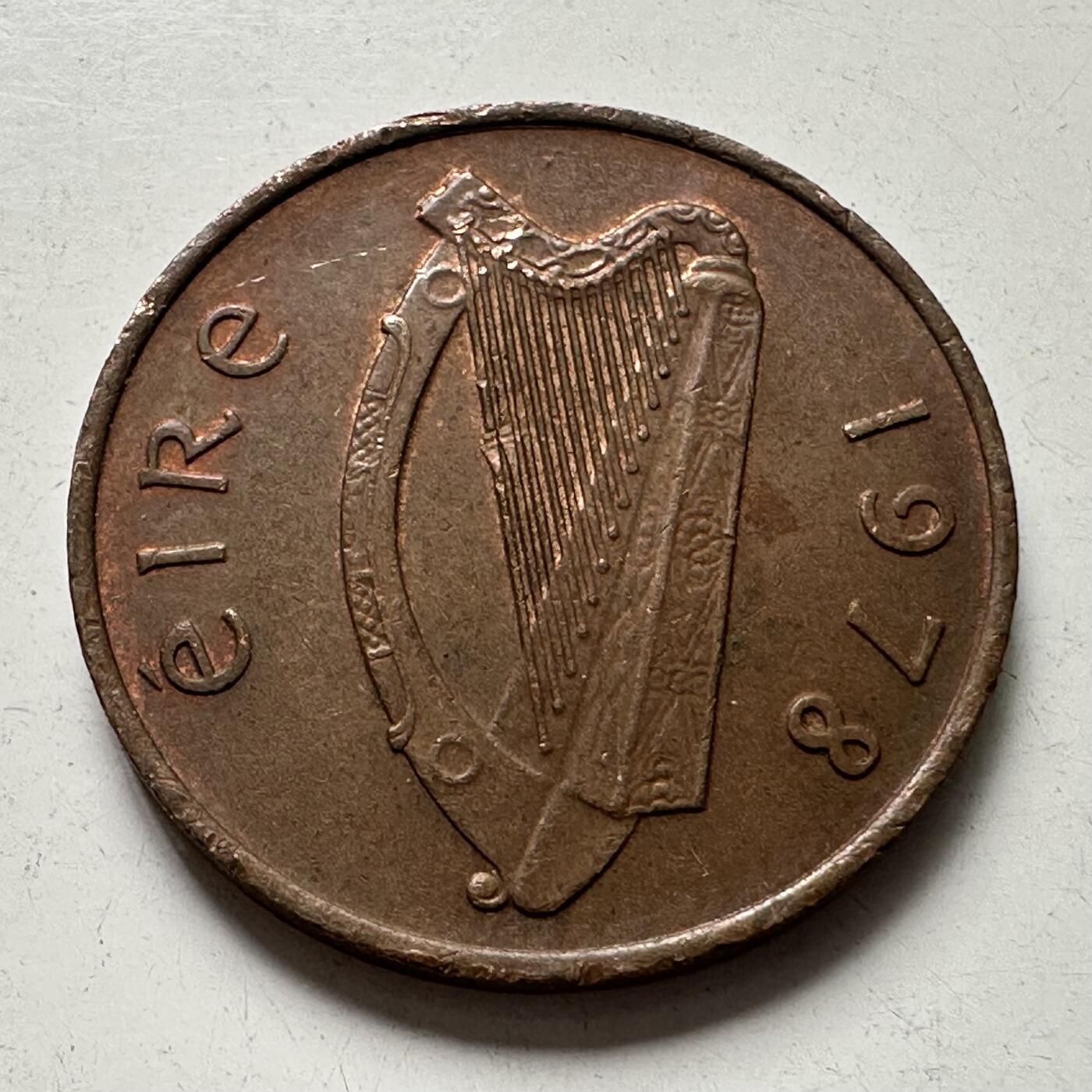 🌹外币初藏🌹🐯2025年第87场 周二无佣金特价场 爱尔兰1978年一便士