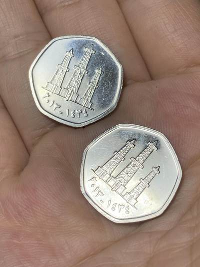 2025年第七十九场(总第一百零五场）外国好品散币(免佣金) 阿拉伯联合酋长国2枚2013年50迪拉姆