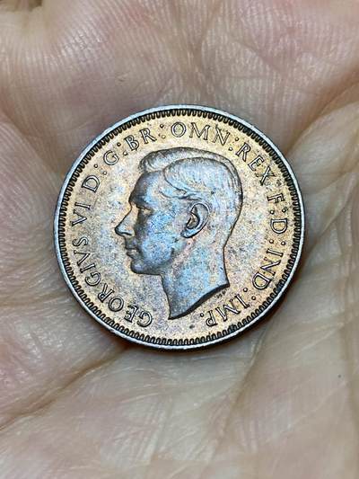 2025年第七十九场(总第一百零五场）外国好品散币(免佣金) 英国🇬🇧1941年1法新(乔治六世第一版，印度皇帝版)