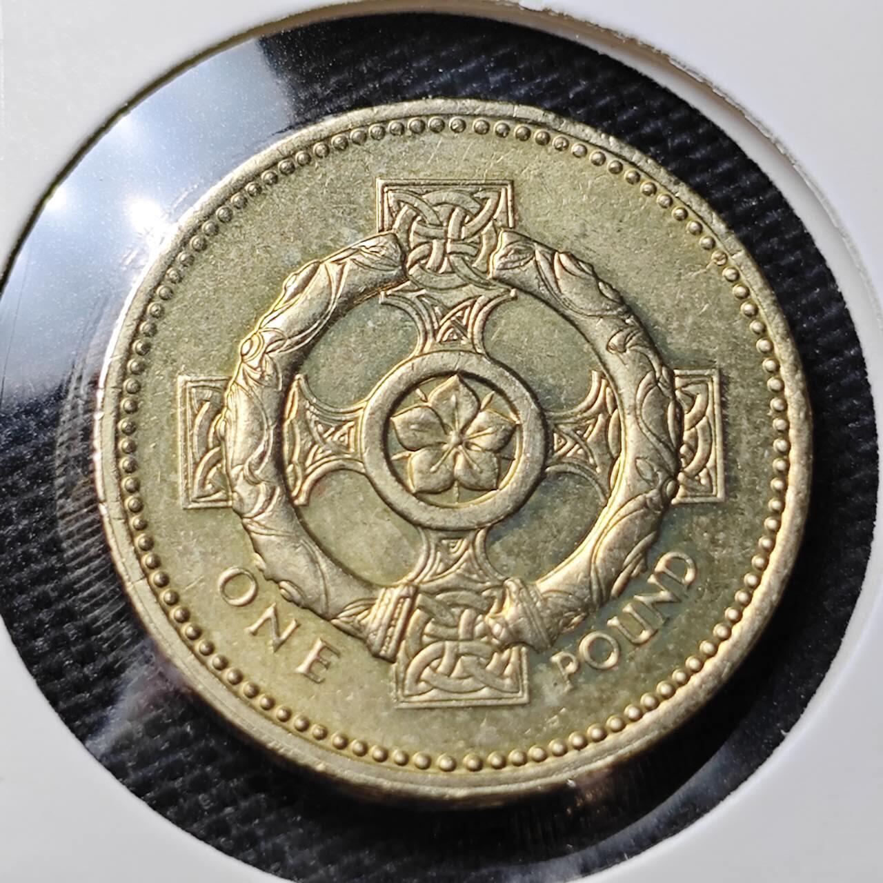 KK钱币收藏小铺 第321期 2月预留时间 周末发货  1996英国1镑 品不错