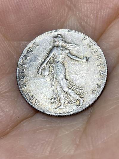 2025年第七十九场(总第一百零五场）外国好品散币(免佣金) 法国🇫🇷1917年50生丁银币