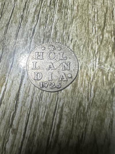 章，世界钱币 1725年荷兰立狮版2S银币，早期年份，稀少