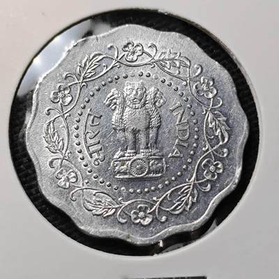 KK钱币收藏小铺 第321期 2月预留时间 周末发货 -  1980印度10派沙 好品