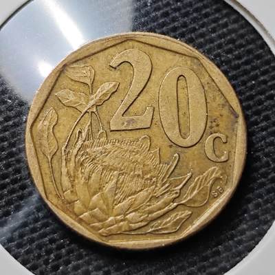 KK钱币收藏小铺 第320期 2月预留时间 周末发货 - 南非20分铜币 
