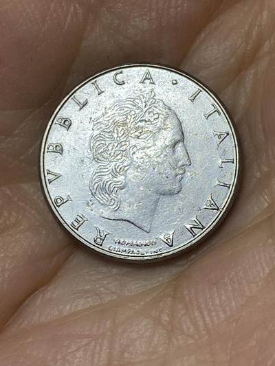 2025年第七十九场(总第一百零五场）外国好品散币(免佣金) 意大利🇮🇹1990年50里拉(共和国时期第二套，缩小尺寸版首发年)