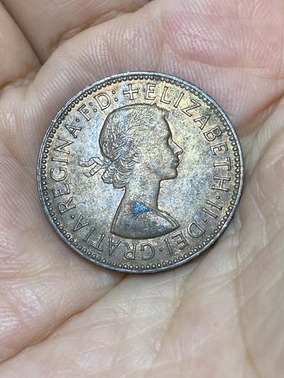 2025年第七十九场(总第一百零五场）外国好品散币(免佣金) 英国🇬🇧1966年半便士(伊丽莎白二世青年桂冠第二版)