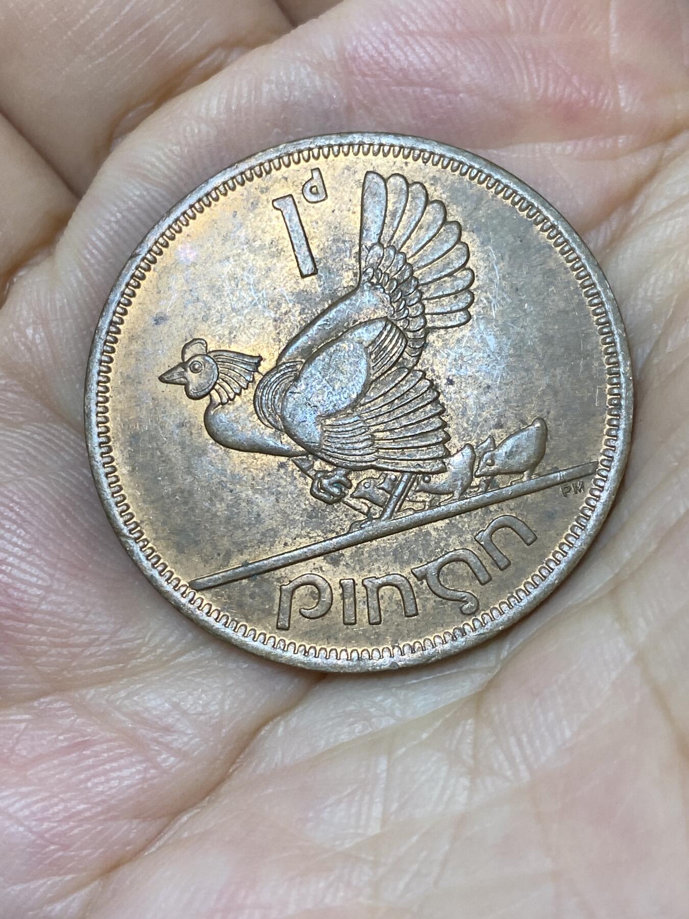 2025年第七十九场(总第一百零五场）外国好品散币(免佣金) 爱尔兰🇮🇪1966年1便士(共和国时期第一套)