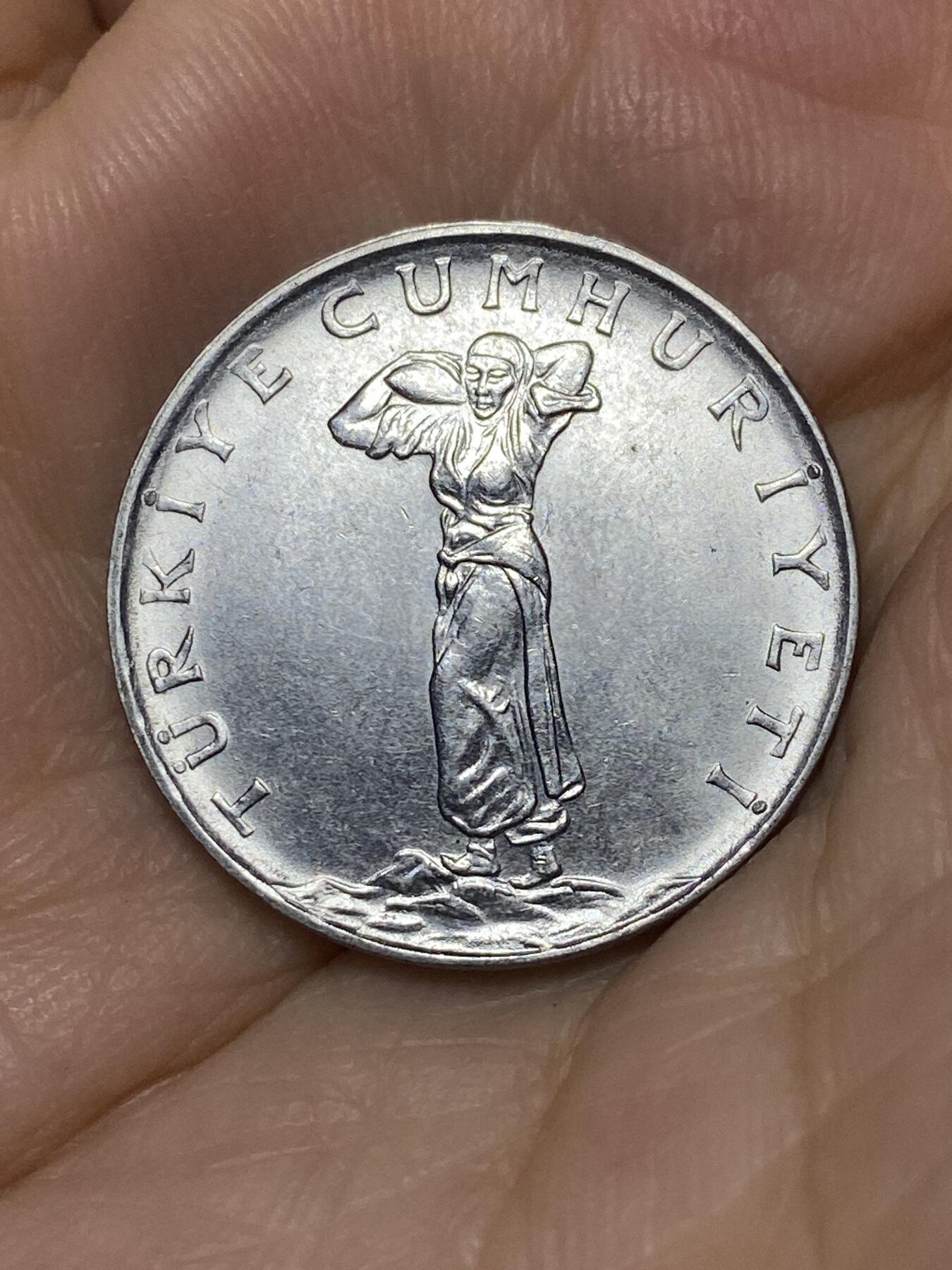 2025年第七十九场(总第一百零五场）外国好品散币(免佣金) 土耳其🇹🇷1970年25库鲁(第三版，4克版减重)