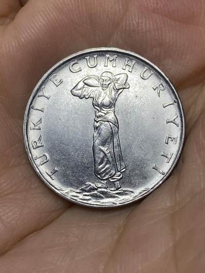 2025年第七十九场(总第一百零五场）外国好品散币(免佣金) 土耳其🇹🇷1970年25库鲁(第三版，4克版减重)