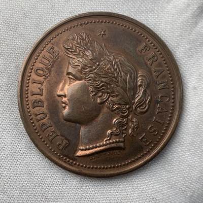 掌中浮雕-藏着的欧洲第033场 - 法国玛丽安娜农业奖章，37mm