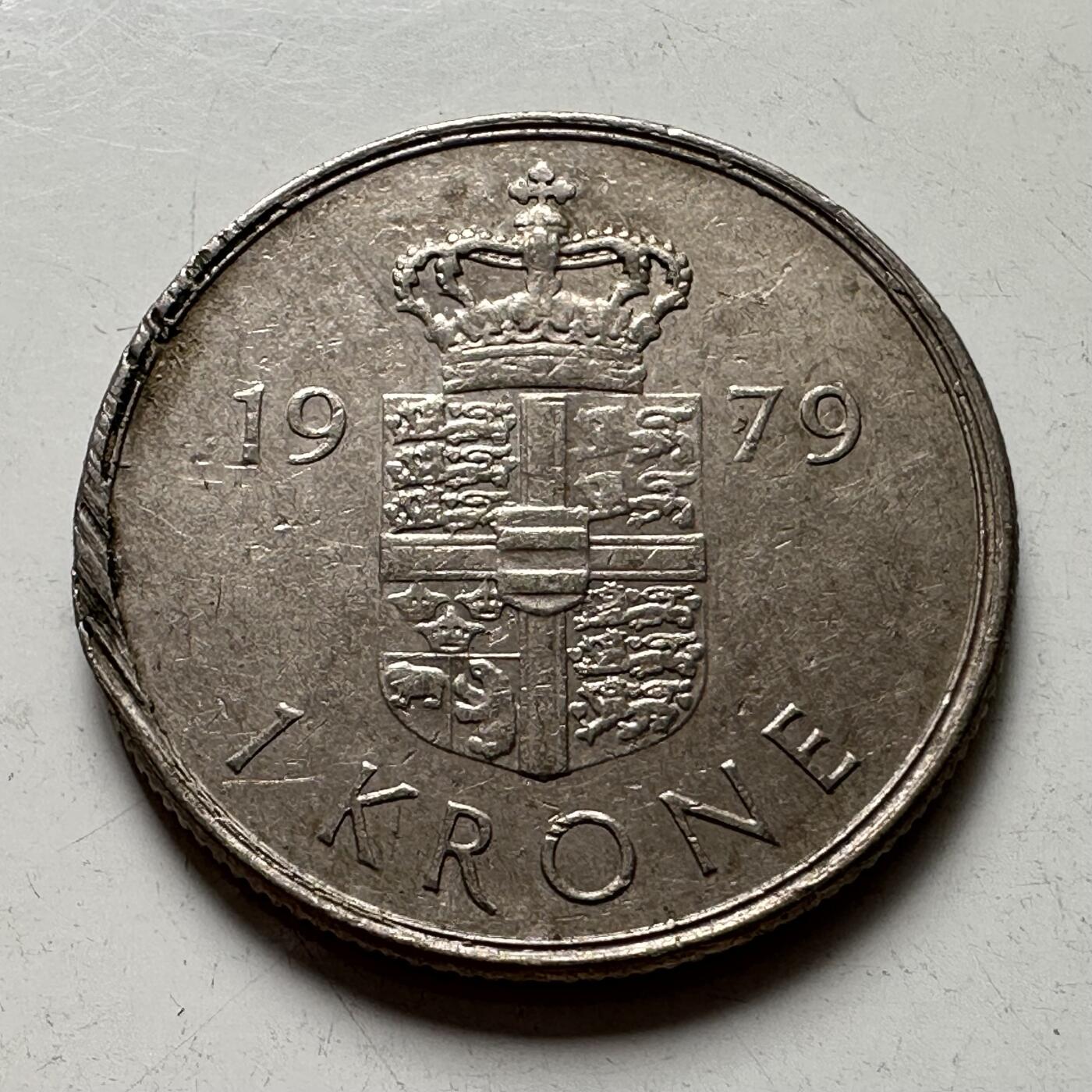 🌹外币初藏🌹🐯2025年第87场 周二无佣金特价场 丹麦1979年一克朗