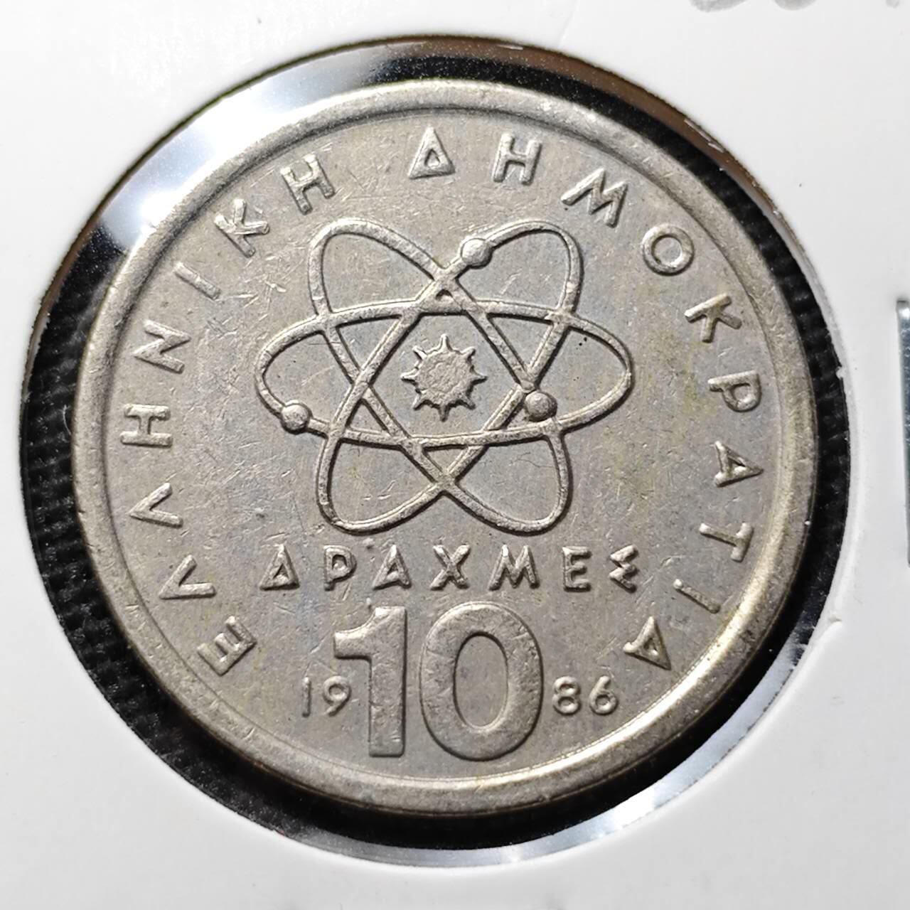 KK钱币收藏小铺 第320期 2月预留时间 周末发货  希腊10德拉克马