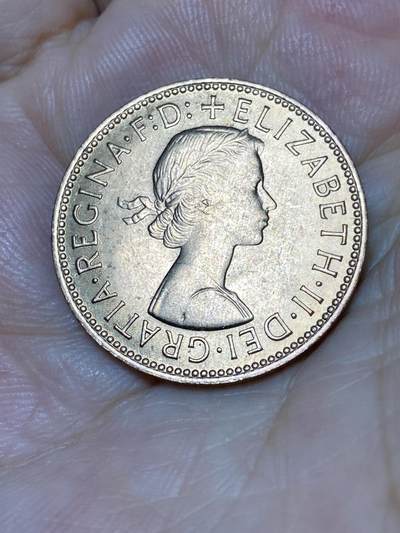 2025年第七十九场(总第一百零五场）外国好品散币(免佣金) 原光未流通–英国🇬🇧1967年半便士(伊丽莎白二世青年桂冠第二版，普制币关门年)