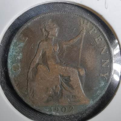 沼泽如烟--第809场 - 英国1902年1便士