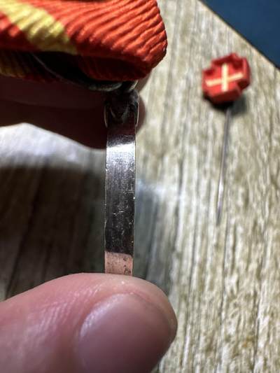 章，世界钱币 罕见蓝盒，满洲赤十字章，原盒带略，银制