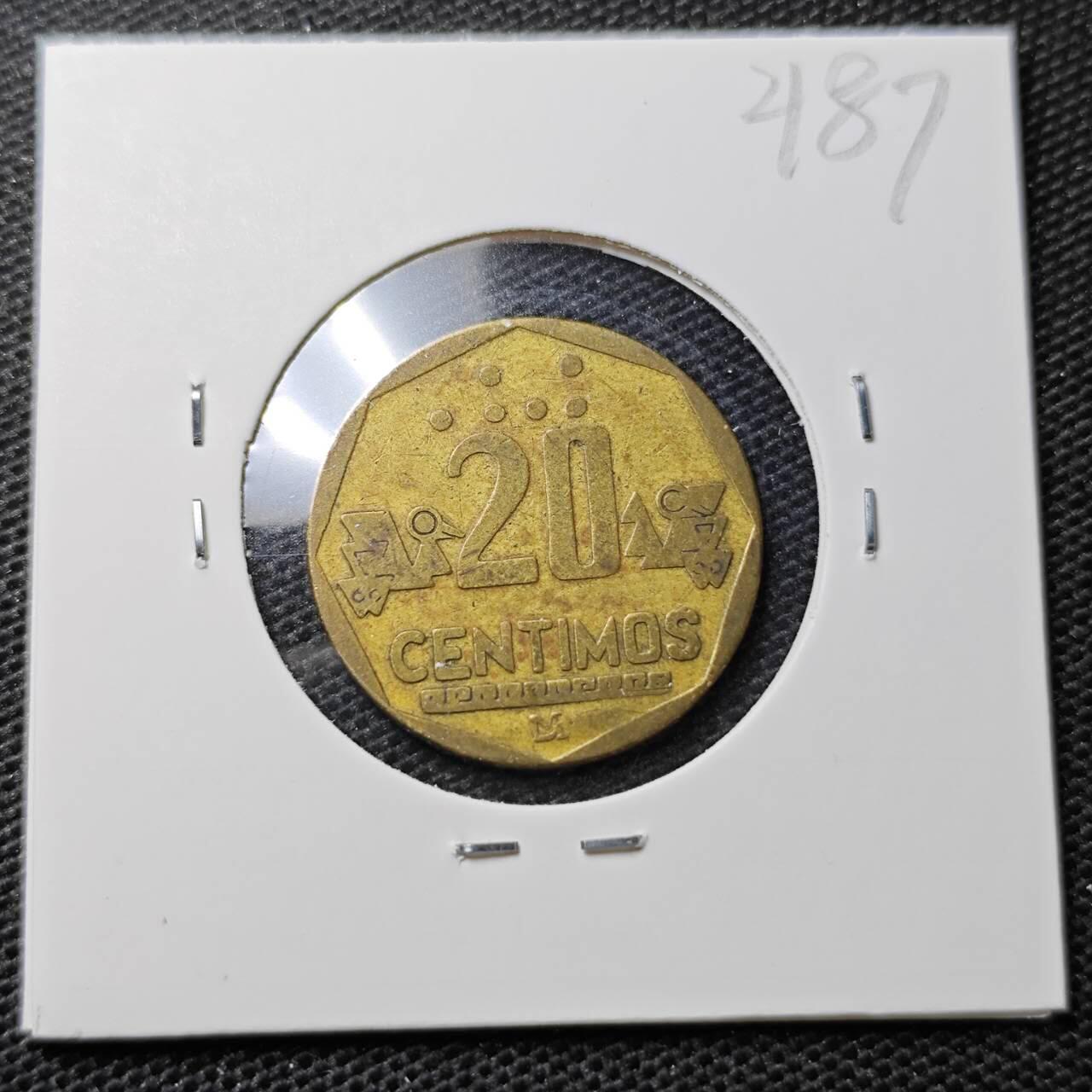 KK钱币收藏小铺 第321期 2月预留时间 周末发货  1994秘鲁20分