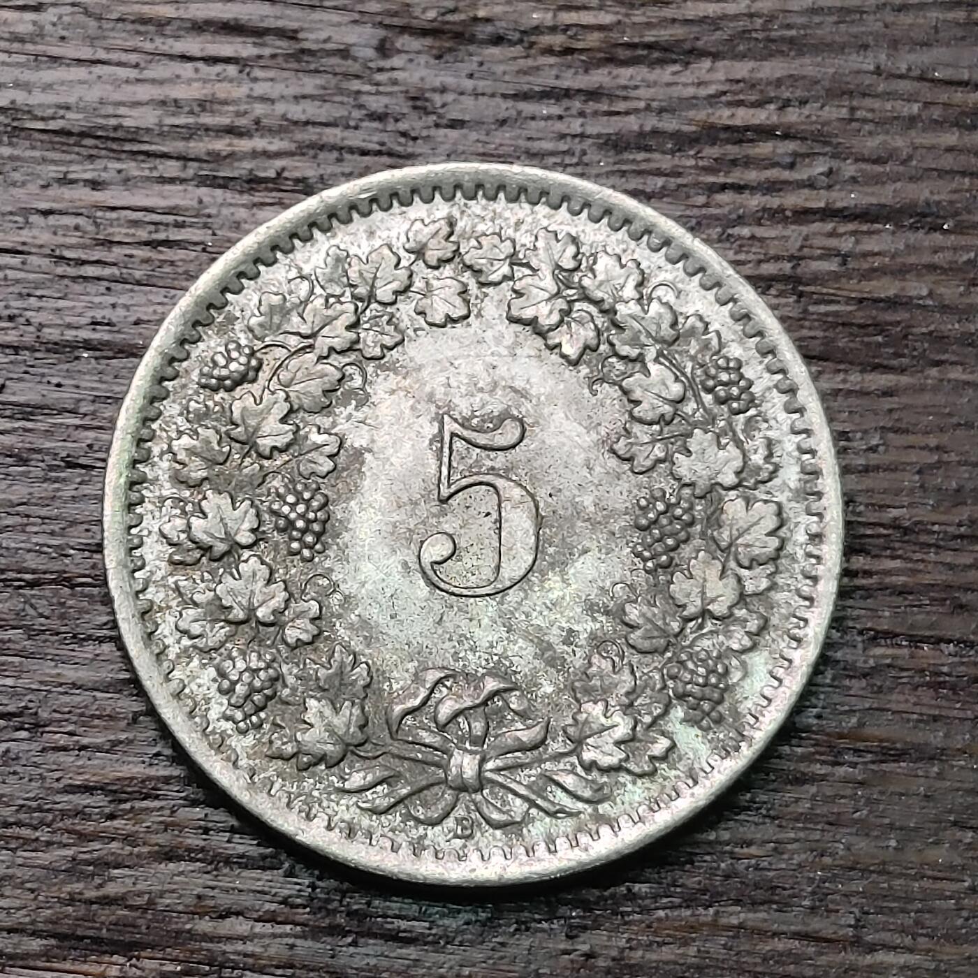 【铜匠收藏】★第126场★散币场，无佣金，30包邮。不满30元，支付5元运费。《接受代拍 代送NGC评级》 1966年 瑞士 2生丁