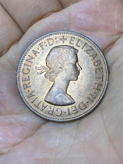 2025年第七十九场(总第一百零五场）外国好品散币(免佣金) 原光好品–英国🇬🇧1967年1便士(伊丽莎白二世青年桂冠第二版，普制币关门年)