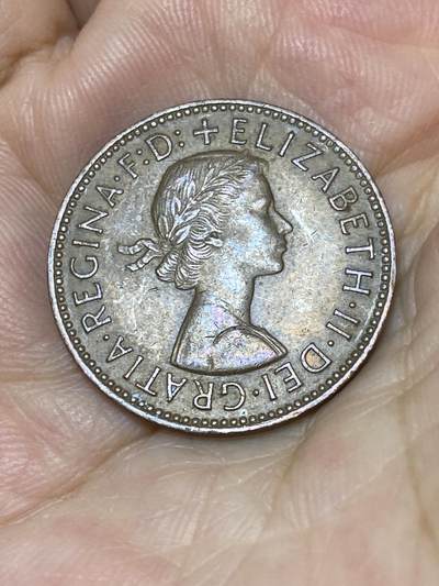 2025年第七十九场(总第一百零五场）外国好品散币(免佣金) 英国🇬🇧1966年半便士(伊丽莎白二世青年桂冠第二版)