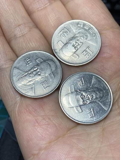 2025年第七十九场(总第一百零五场）外国好品散币(免佣金) 韩国🇰🇷3枚：1994年、1979年、1997年100元