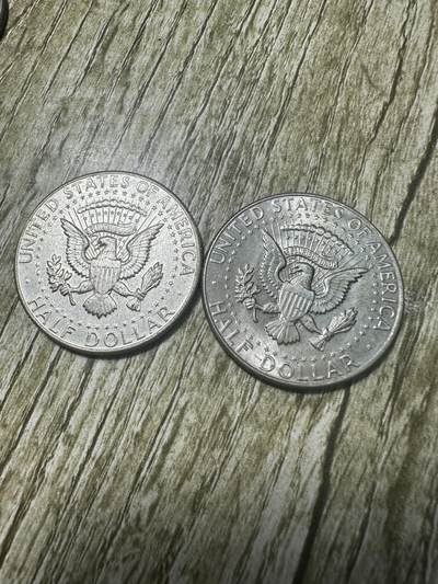 章，世界钱币 美国半圆银币2枚