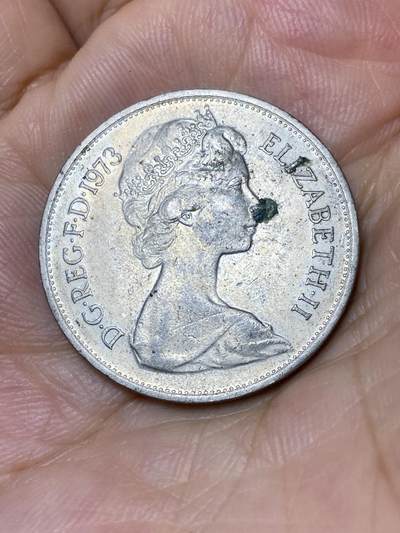 2025年第七十九场(总第一百零五场）外国好品散币(免佣金) 英国🇬🇧1973年10新便士(伊丽莎白二世中年花冠，十进制第一版)