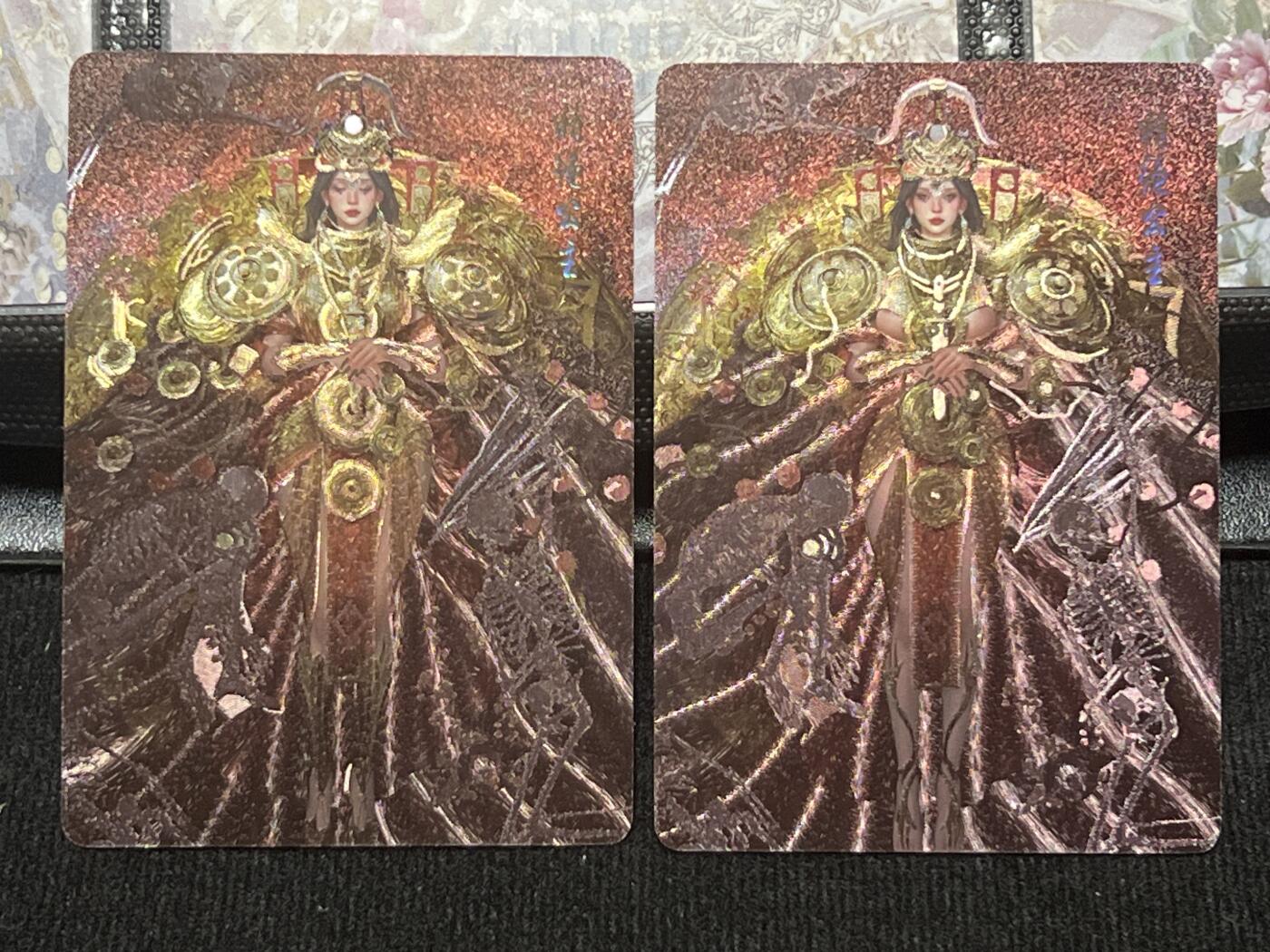 卡牌发烧友第十二期（收拍品，不寄存，23:10截拍，国潮卡牌专场） 焱卡文化 妖姬传 精绝公主 粗闪 双服饰