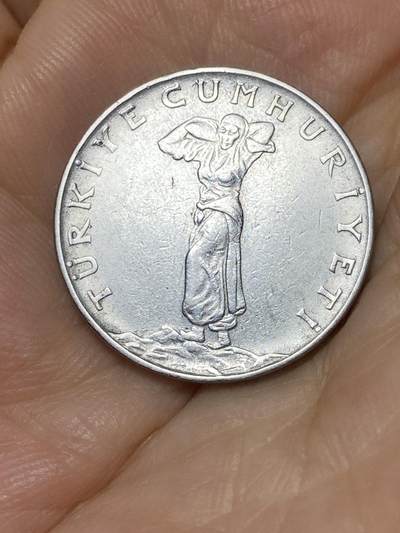 2025年第七十九场(总第一百零五场）外国好品散币(免佣金) 土耳其🇹🇷1964年25库鲁(第二版，5克版)